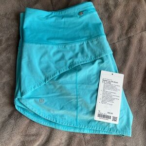 lululemon Speed Up HR Short 2.5” Lined (Electric Turquoise)